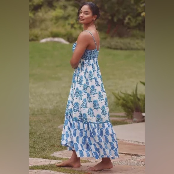 Ro's Garden Guinea Maxi Dress Anthropologie - Picture 4 of 16